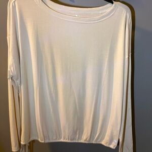 Apana Cream Long Sleeve Blouse